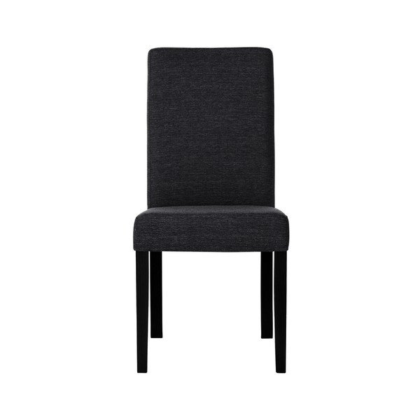 Czarne krzesło z czarnymi nogami Ted Lapidus Maison Tonka-image-3