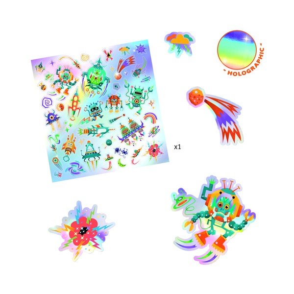 Zestaw 30 naklejek Djeco Space-image-2