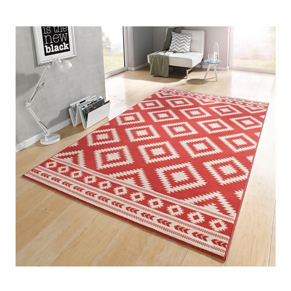Czerwony dywan Hanse Home Gloria Ethno, 160x230 cm-image-1