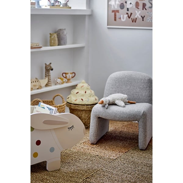 Szarobeżowy fotel dziecięcy Neel – Bloomingville Mini-image-1