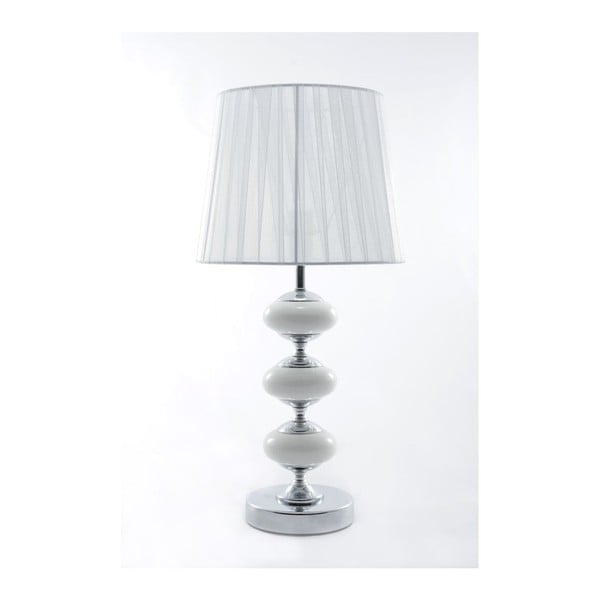 Lampa stołowa Ball White, 45 cm