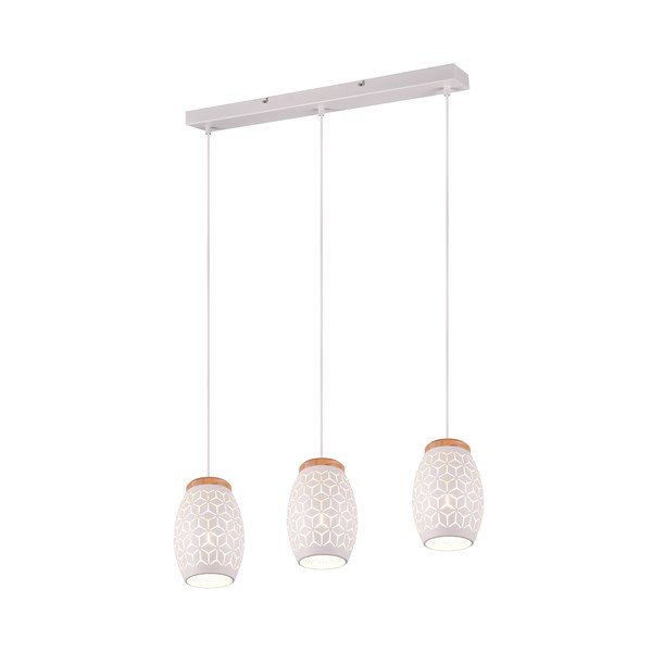 Biała lampa wisząca ø 15 cm Bidar – Reality-image-4