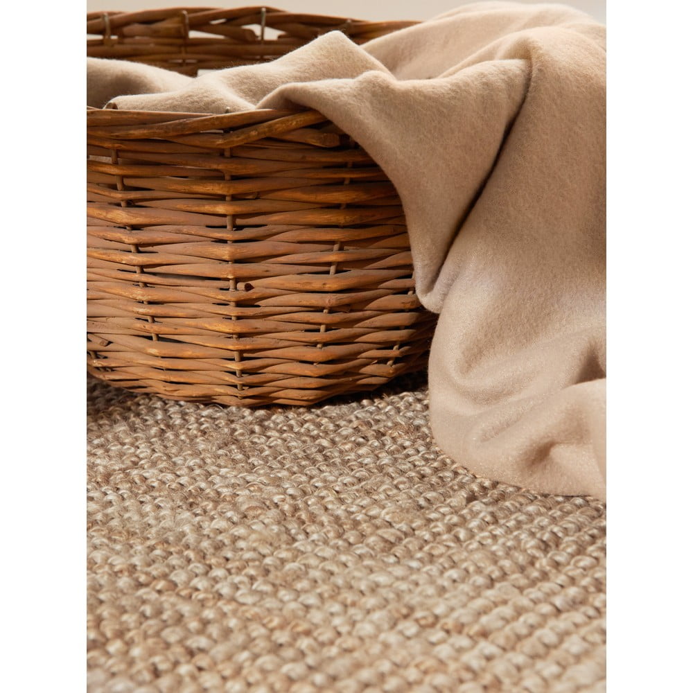 Okrągły dywan z juty w naturalnym kolorze ø 160 cm Bouclé Jaipur – Hanse Home (zdjęcie 6)