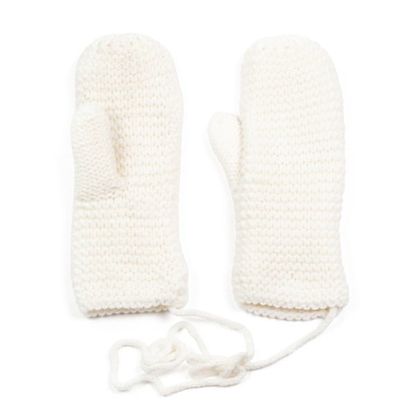 Białe
  rękawiczki Ava