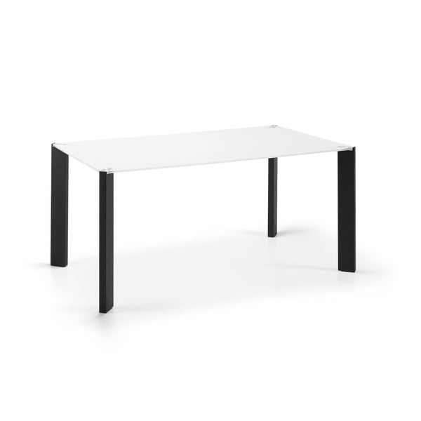 Stół z czarnymi nogami La Forma Corner