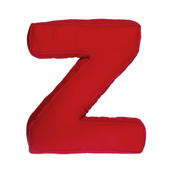 Poduszka w kształcie litery Z, czerwona