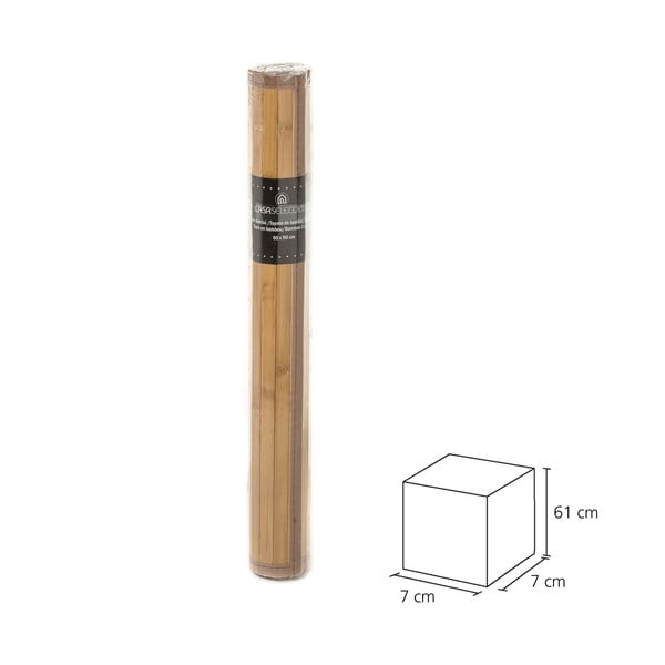 Bambusowy dywan w naturalnym kolorze 60x90 cm – Casa Selección-image-3