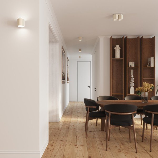 Kremowy kinkiet ø 10 cm Zora – Sollux-image-3