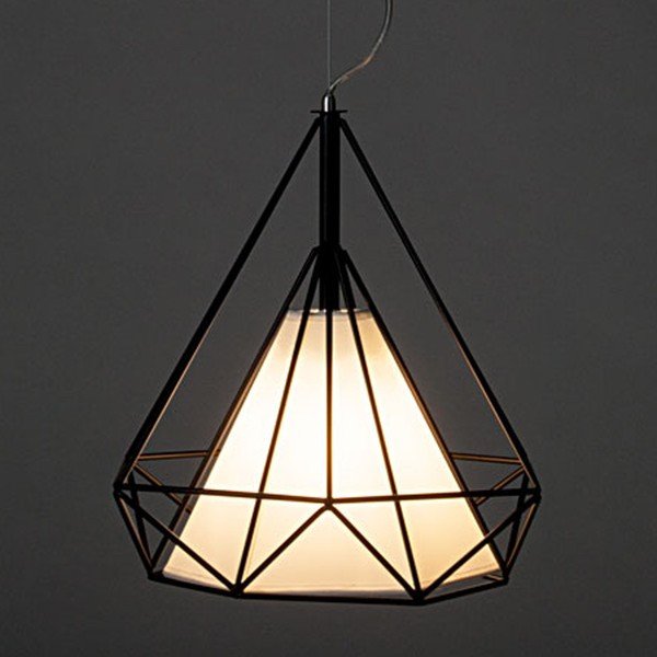 Czarna lampa wisząca Tomasucci Diamond-image-1