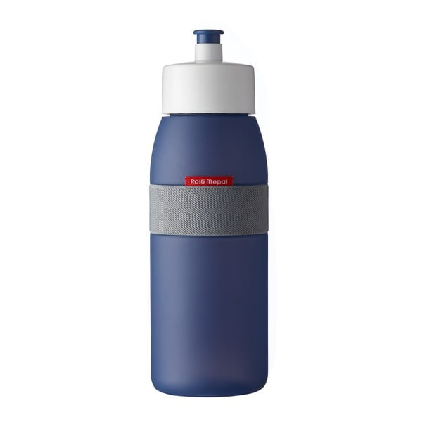 Ciemnoniebieska butelka na wodę Rosti Mepal Ellipse Sports, 500 ml