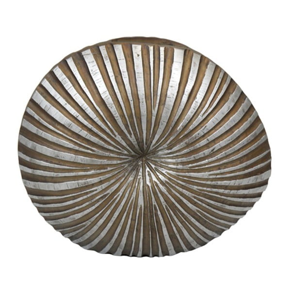 Jasnoobrązowy wazon Stardeco Shell, 44 cm