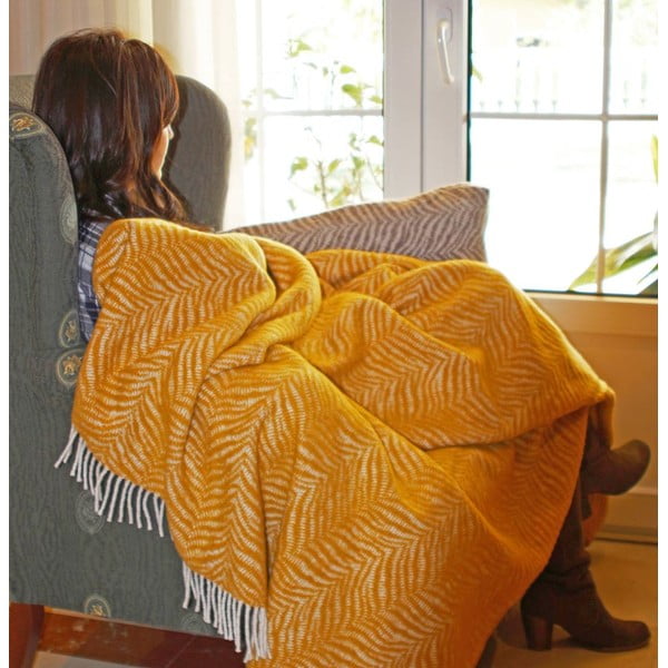 Koc Zen Plaid Ocean Blue, 140x180 cm-image-4