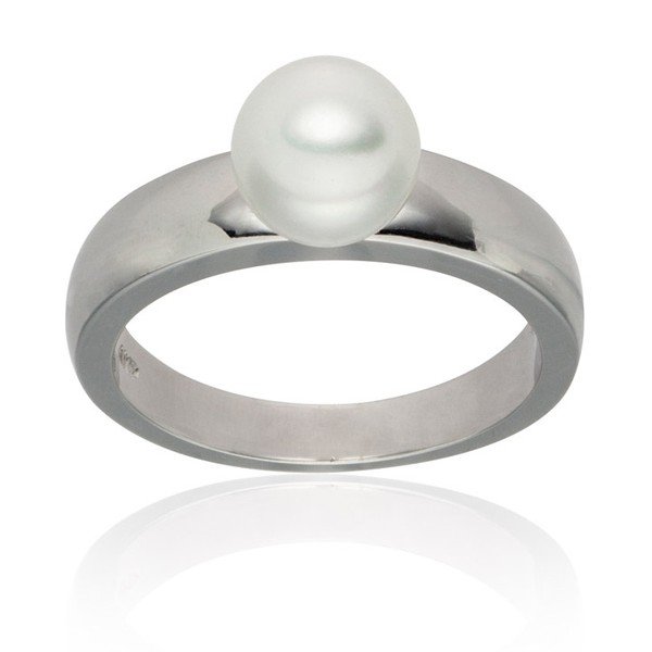 Pierścionek Nova Pearls Copenhagen Jeanne z białą perłą, rozm. 54-image-1