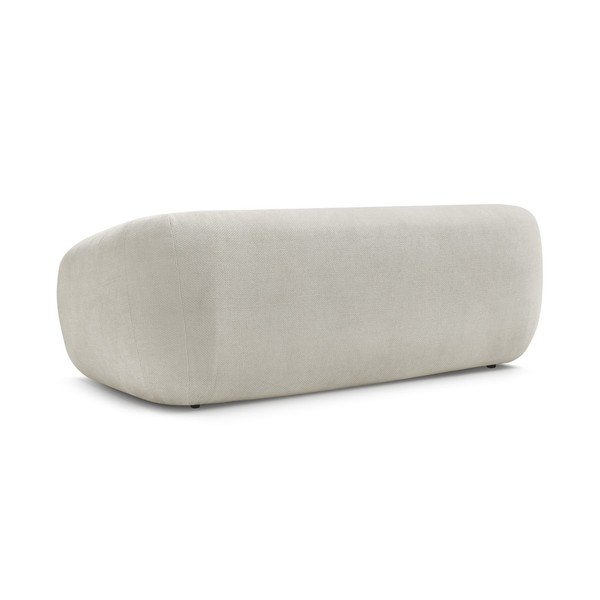Beżowa rozkładana sofa z tkaniny szenilowej 228 cm Neyo – Bobochic Paris-image-4
