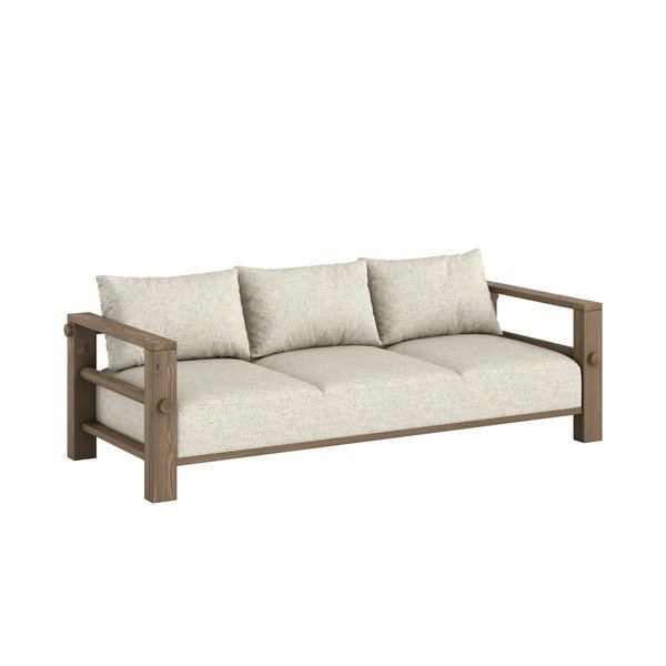 Jasnoszara sofa 225 cm Bare – Karup