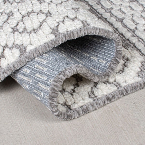 Szary dywan odpowiedni do prania 218x160 cm Jhansi – Flair Rugs-image-1