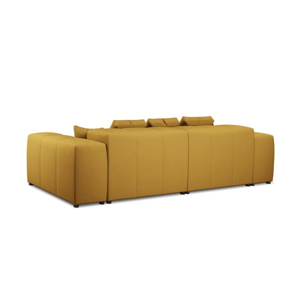 Żółta sofa 320 cm Rome – Cosmopolitan Design-image-4