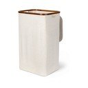 Kremowy tekstylny kosz na pranie Bamboo/Linen – Bigso