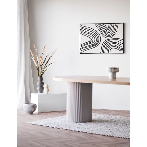 Stół z blatem w dekorze jesionu 100x220 cm Solva – House Nordic-image-1