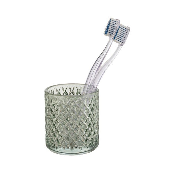 Miętowy szklany kubek na szczoteczki do zębów Atessa – Wenko-image-2