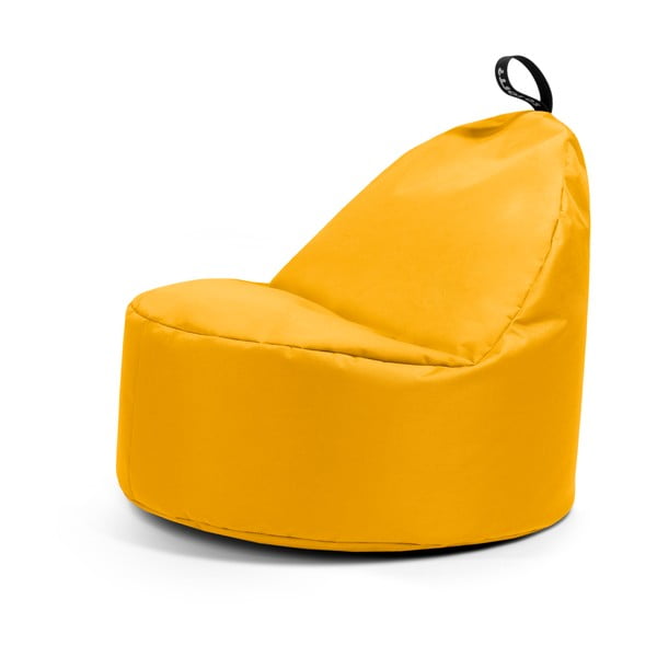 Żółty worek do siedzenia Round L – So Soft?