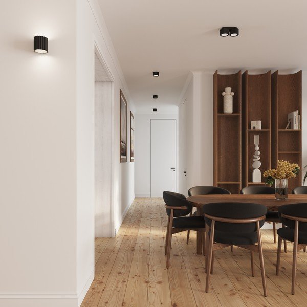 Czarna metalowa lampa punktowa ø 10 cm Zora – Sollux-image-2