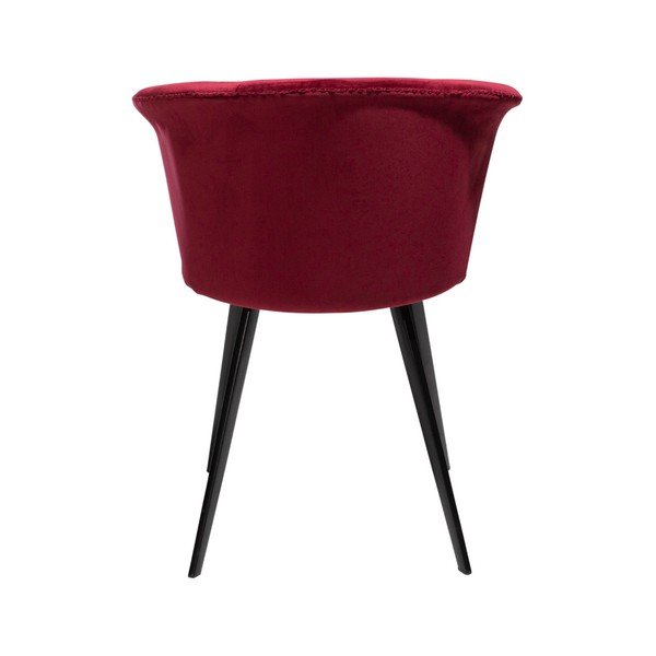 Czerwony fotel DAN–FORM Denmark Merge Velvet-image-4