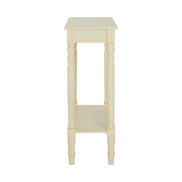 Konsola z litego drewna sosnowego w kolorze kości słoniowej 30x80 cm Heritage – Premier Housewares-image-4