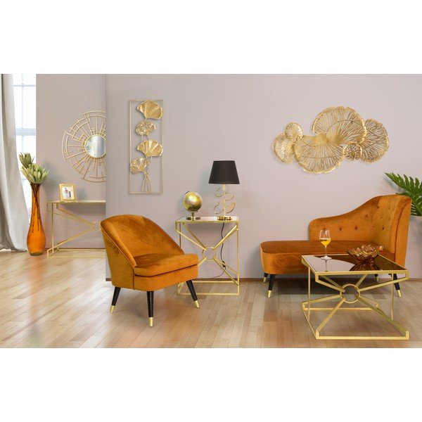 Lampa stołowa w kolorze czarno-złotym Mauro Ferretti Glam Heart, wysokość 61 cm-image-1