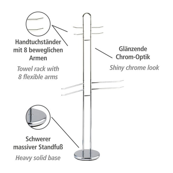 Wieszak na ręczniki i ubrania Wenko Palermo-image-3