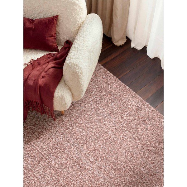 Szaroróżowy dywan z materiału bouclé tkany ręcznie 120x170 cm Notting Hill Portobello – Ted Baker-image-1