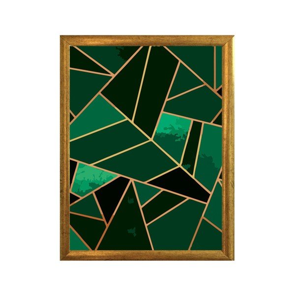 Plakat w ramce Piacenza Art Forrest Mozaik, 30x20 cm