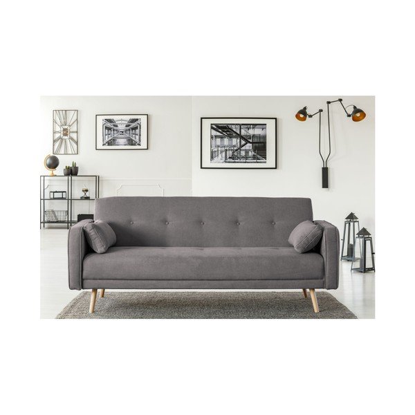 Ciemnoszara sofa rozkładana Cosmopolitan Design Stuttgart, 212 cm-image-4