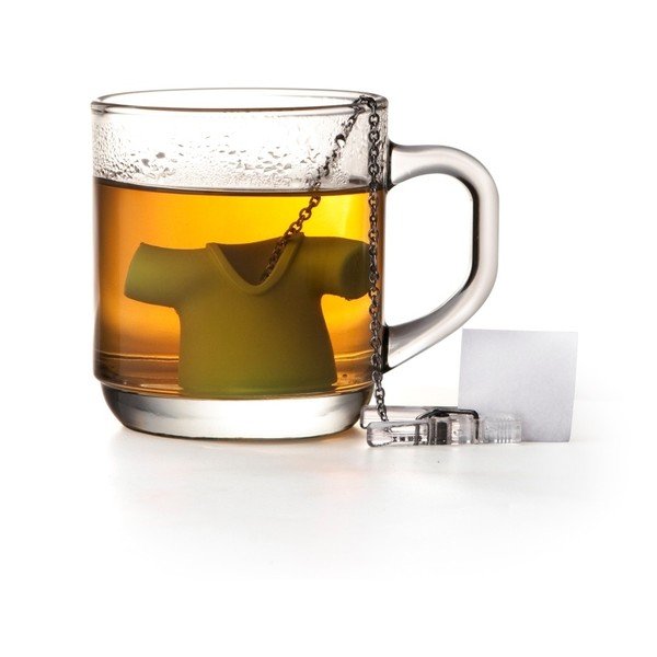 Czarne sitko do herbaty Qualy&CO Tea Shirt-image-1