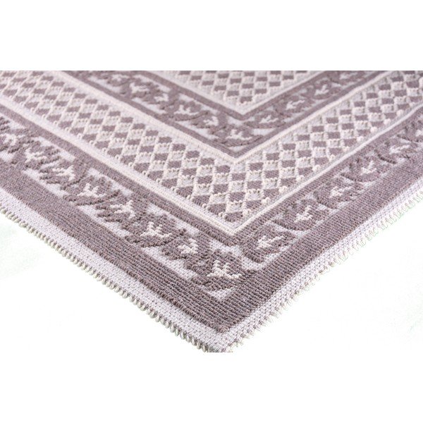 Szarobeżowy bawełniany chodnik Vitaus Olvia, 80x200 cm-image-1
