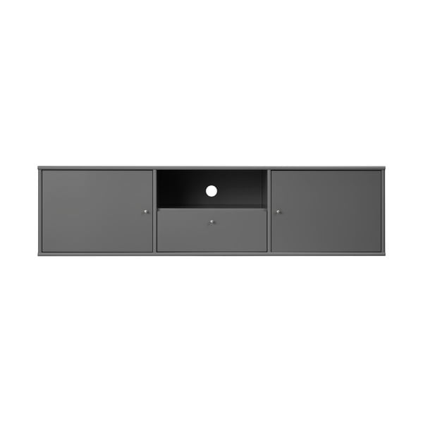Antracytowa szafka pod TV 161x42 cm Mistral – Hammel Furniture