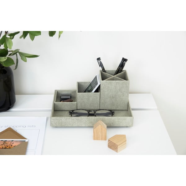 Beżowy 4-częściowy przybornik Bigso Box of Sweden Lena-image-1