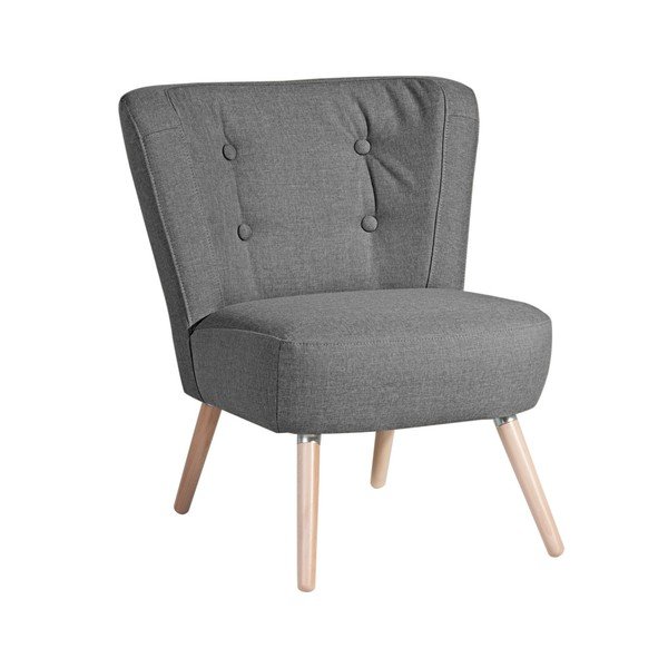 Antracytowy fotel Max Winzer Neele Duro Anthracite