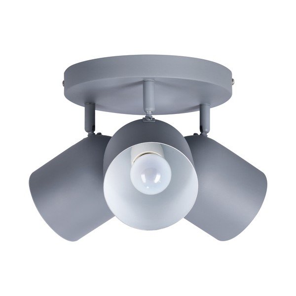 Jasnoniebieska lampa sufitowa z metalowym kloszem 32x32 cm Azuro – Candellux Lighting-image-4