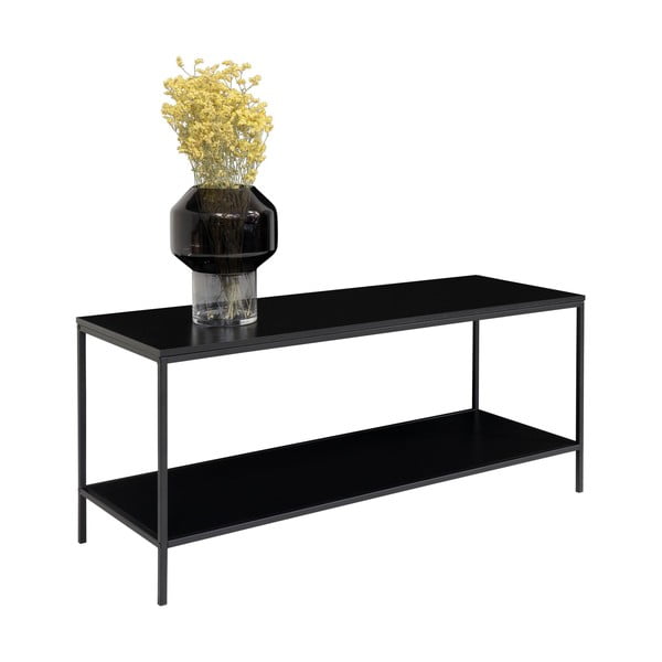 Czarna szafka pod TV 36x45 cm Vita – House Nordic-image-2