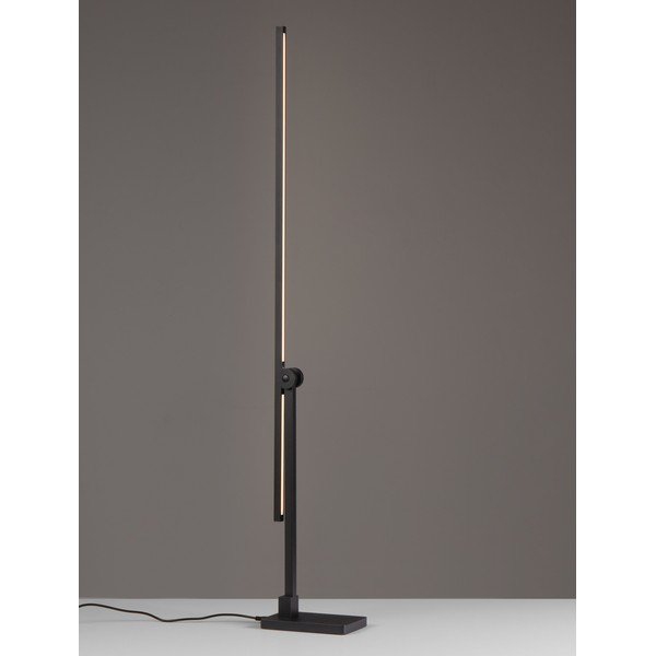 Metalowa lampa stołowa LED z elastyczną konstrukcją/ze ściemniaczem w kolorze matowej czerni (wysokość 47 cm) Tenso – Nova Luce-image-4