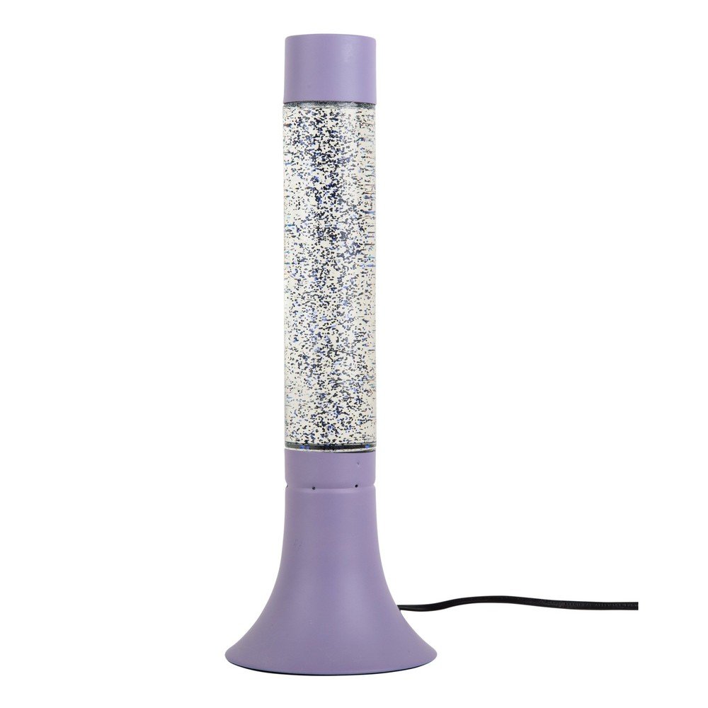 Fioletowa lampa stołowa ze szklanym kloszem (wysokość 37,5 cm) Astro Glittler – Leitmotiv