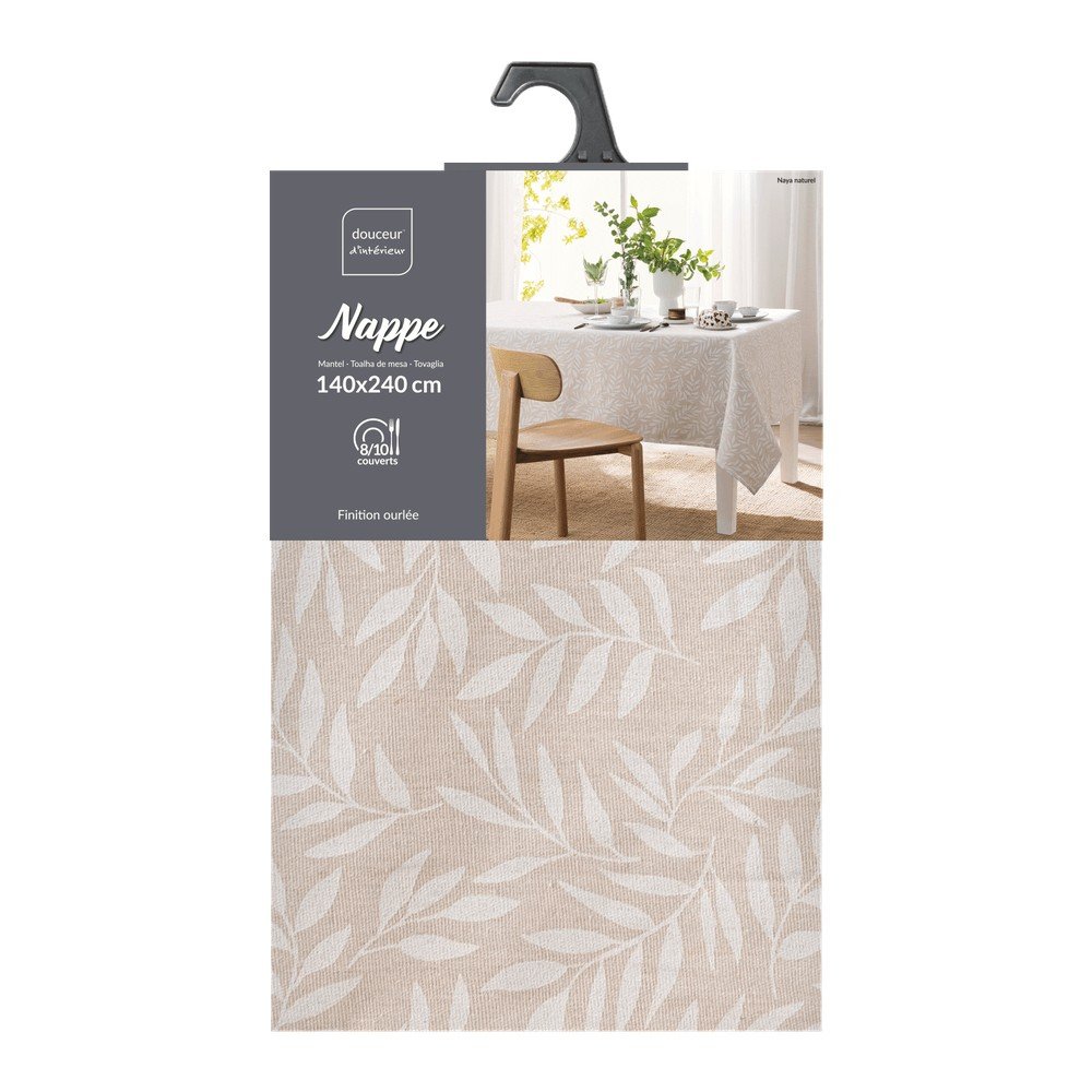 Obrus odpowiedni do prania 140x240 cm Naya – douceur d'intérieur