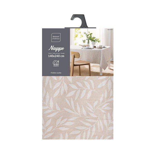 Obrus odpowiedni do prania 140x240 cm Naya – douceur d'intérieur