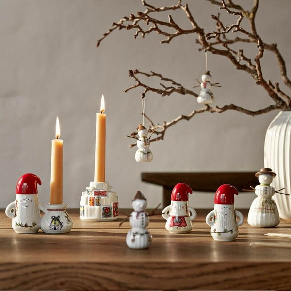 Ceramiczny świecznik ze świątecznym motywem Hammershøi Christmas Gifts – Kähler Design-image-2