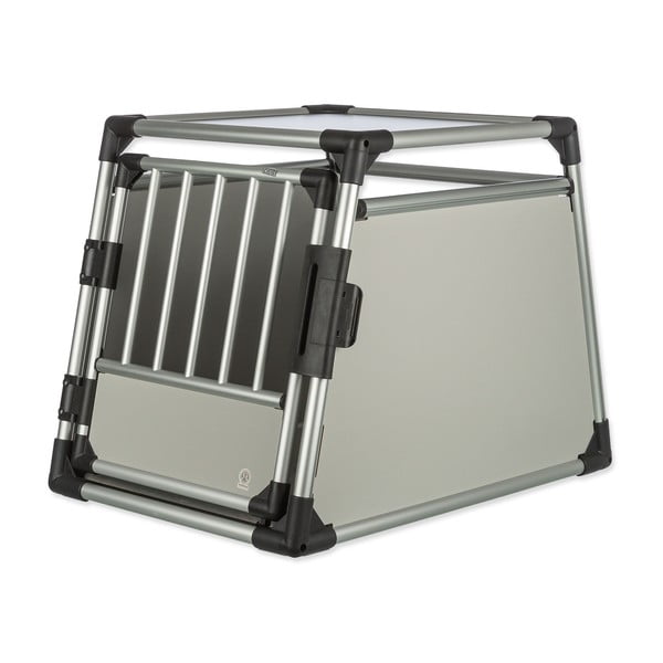 Transporter dla czworonoga w kolorze srebra 62x55 cm Trixie M – Plaček Pet Products