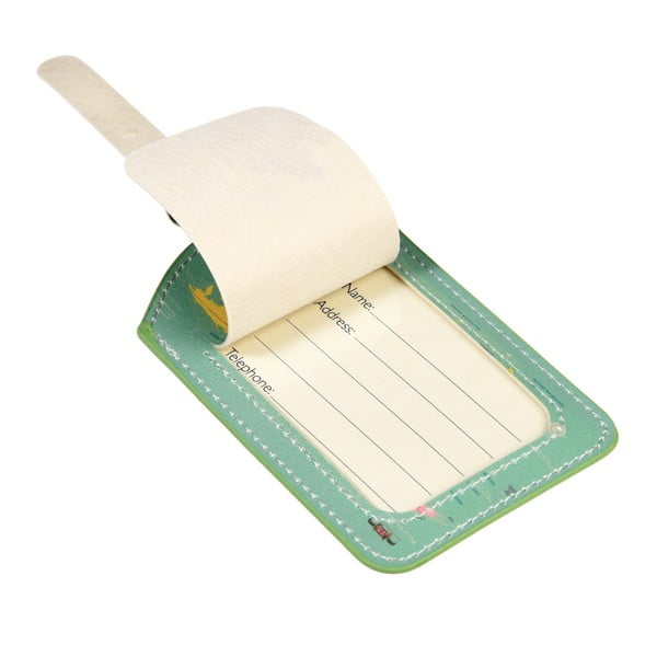 Etykieta imienna na walizkę Rex London World Map-image-2