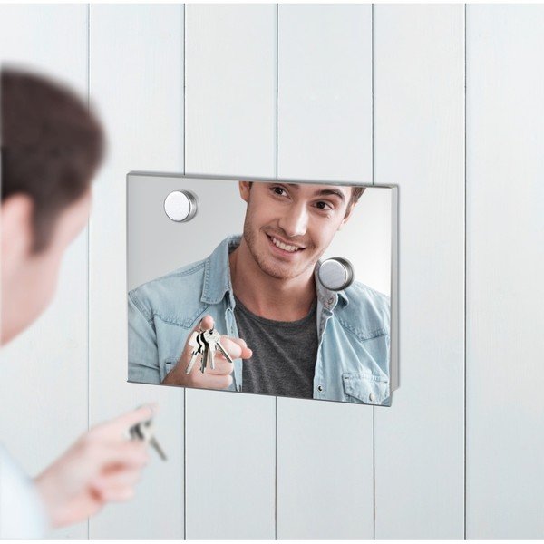 Szafeczka na klucze z powierzchnią magnetyczną Wenko Home, 15x20 cm-image-4