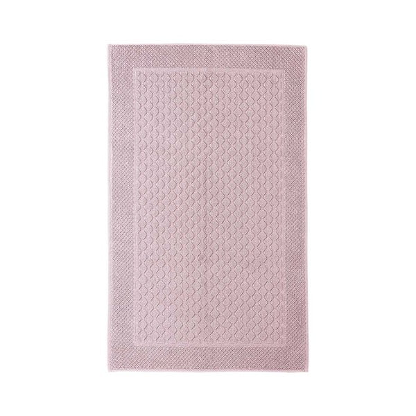 Różowy dywanik łazienkowy Bella Maison Dots, 60x100 cm
