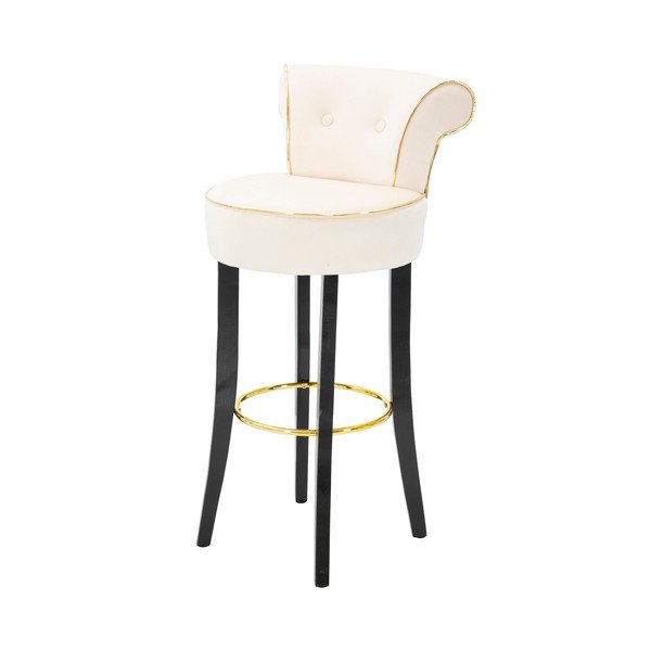 Kremowy aksamitny hoker 96 cm Luxy – Mauro Ferretti-image-2